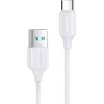 JOYROOM Кабел за данни JOYROOM USB - Type-C, 25 см, БЯЛ S-UC027A9_W_25 (S-UC027A9_W_25)