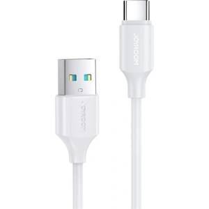 JOYROOM Кабел за данни JOYROOM USB - Type-C, 25 см, БЯЛ S-UC027A9_W_25 (S-UC027A9_W_25)
