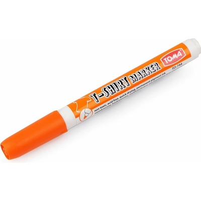 Fixy na textil oranžová