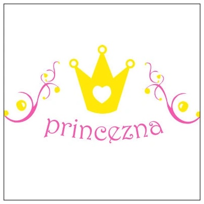 Plakát čtverec Ikea kompatibilní Princezna