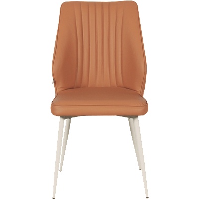 Carmen Трапезен стол laredo 1 y силиконова кожа - тъмнооранжев 20 (3532146)