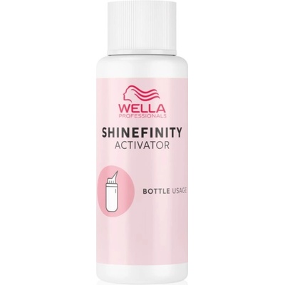 Wella Professionals Shinefinity Bottle vyvíjač farby pre blond a melírované vlasy 60 ml