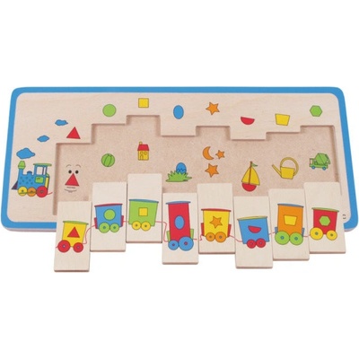 Beleduc vkládací puzzle vláček