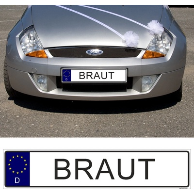Svatební SPZ s textem - EURO - Nevěsta