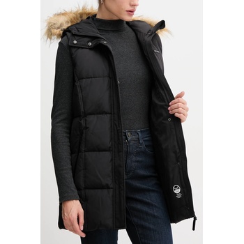 Pepe Jeans Пухен елек Pepe Jeans в черно зимен модел PL4024335 (PL4024335)
