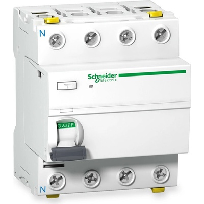 iID 40A/4P/30mA 10kA - Prúdový chránič (A9Z11440), 40A, 4P, 30mA, 10kA, 400V