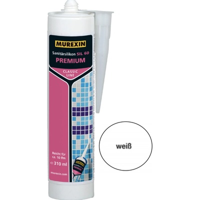 Murexin SIL 60 sanitární silikon 310 g bílá