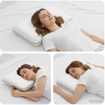 vidaXL Възглавница за спане Едноцветен 60 x 40 x 10 см (42020239)