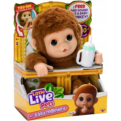 Little Live Pets Interaktivní Plyšová Hračka Opička Mango 26558