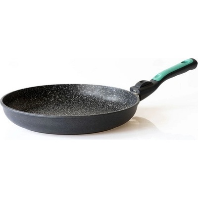 BAF Gigant Pánev new line Granit 28 cm zelená rukojeť s poklicí indukce