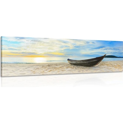 Obraz panoráma nádherné pláže - 135x45