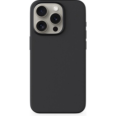 Epico Mag+ Silicone Case iPhone 15 Pro kompatibilný s MagSafe čierny