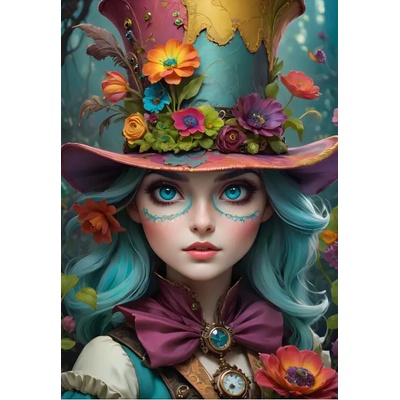Bluebird Puzzle - Puzzle Lady with a Hat - 1 000 piese