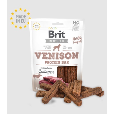 Brit Jerky Venison Protein Bar 400 g