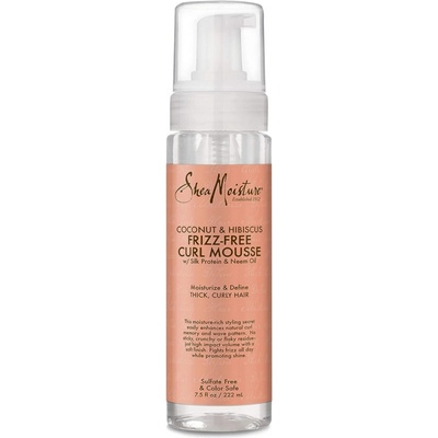 Shea Moisture Coconut & Hibiscus Frizz Free Curl Mousse pena proti krepovateniu 222 ml