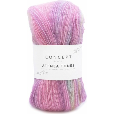 ATENEA TONES Katia ATENEA TONES: 202 lila-ružová-jemná modrá a žltá