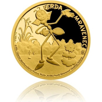 Česká mincovna Zlatá mince Ferda Mravenec proof 3,11 g