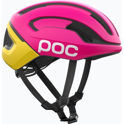 POC Велосипедна каска POC Omne Air MIPS rhos red matt/citrine yellow matt