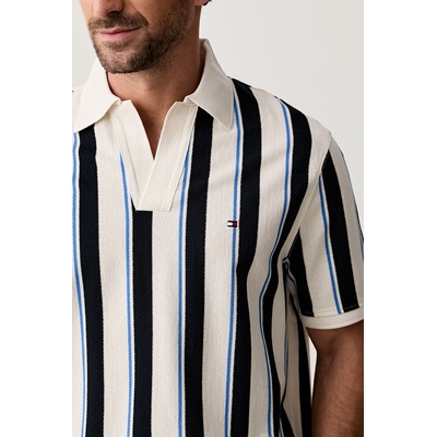 Tommy Hilfiger тениска с яка мъжка от памук (MW0MW43274)