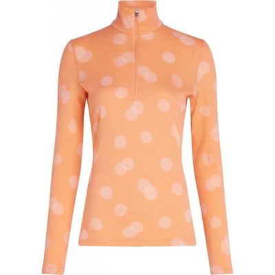 Icebreaker Wmns 260 Vertex LS Half Zip Falling Flakes Feldspar/Snow 0A574P03I