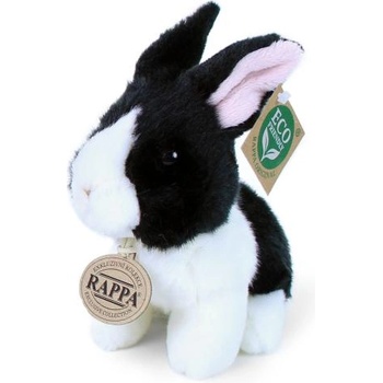 Rappa Плюшено зайче бяло-черно седящо 16 см eco-friendly