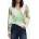 Desigual Дамски пуловер desigual, Размер xs, Цвят Зелен (25wwjf13_ve4146)