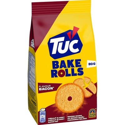 Tuc Bake Rolls příchuť Slaninová 80 g