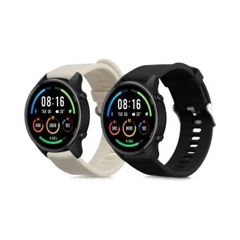 kwmobile 2x Гривна за Xiaomi Mi Watch / Mi Watch Color Sport - черен - 47696