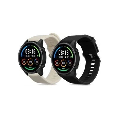 kwmobile 2x Гривна за Xiaomi Mi Watch / Mi Watch Color Sport - черен - 47696