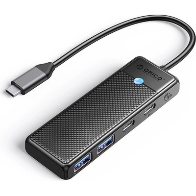 ORICO хъб USB3.1 HUB Type-C - 2 x USB3.0, 2 x USB-C - PAPW2AC-C3-05-BK-EP (PAPW2AC-C3-05-BK-EP)