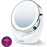 Beurer Козметично огледало, Beurer BS 49 lluminated cosmetic mirror; 12 LEDs; 5 x zoom; 2 mirrors; 11 cm (58401_BEU)