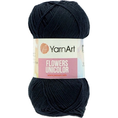YarnArt Flowers Unicolor navy blue 753