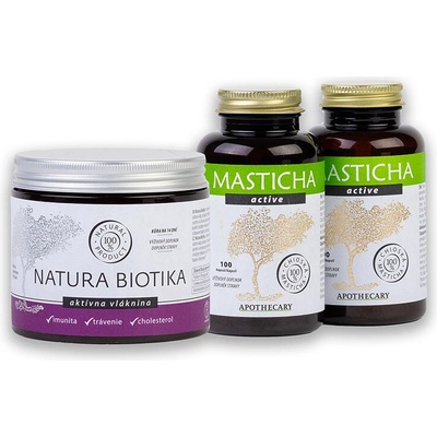APOTHECARY Masticha Active 200 kapslí + Natura Biotika