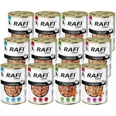 Rafi Classic Mix chutí v omáčke 12 x 1240 g