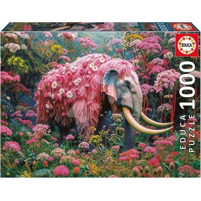 Educa Floral Elephant a Fix lepidlo 1000 dielov