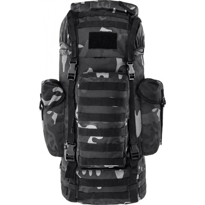Urban Classics Taktický bojový Molle s polstrovanými popruhy tmavá kamufláž 65 l
