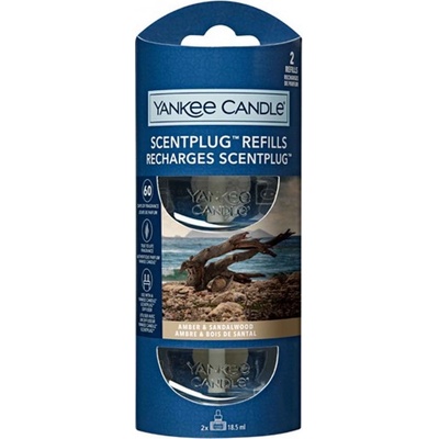YANKEE CANDLE Amber & Sandalwood náplň 2 x 18,5 ml