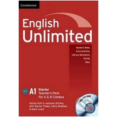 English Unlimited Starter A and B Teacher's Pack Teacher's Book with DVDRom