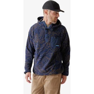 Kavu Teannaway Hoodie blue water topo