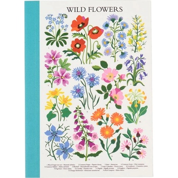 Rex London Тетрадка 60 страници формат A6 Wild Flowers - Rex London (29422)