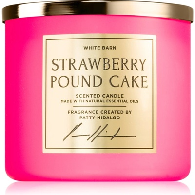 Bath & Body Works Strawberry Pound Cake ароматна свещ 411 гр