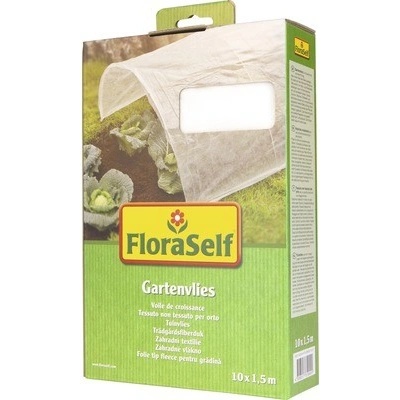 FloraSelf Netkaná textília 10 x 1,5 m 17 g/m² biela