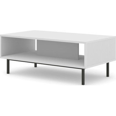 BIM Furniture Масичка за кафе Ravenna B 90x60, бял мат/черно (RAVENNACOFTABWMBFR)