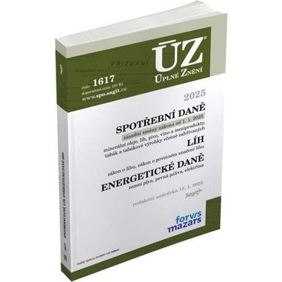 ÚZ 1617 Spotřební daně
