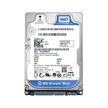 WD Scorpio Blue 640GB, 2,5", SATAII, 5400rpm, 8MB, WD6400BPVT