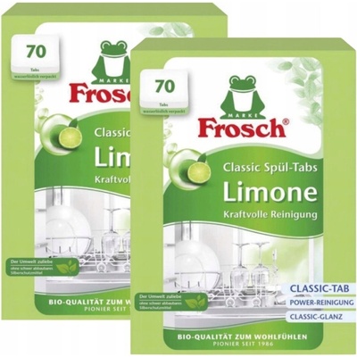 Frosch tablety do umývačiek riadu Classic Limetkové 140 ks