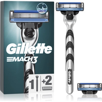 Gillette Mach3 самобръсначка + резервни остриета 2 бр