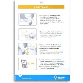 Jablotron Monitor dychu Nanny BM 02