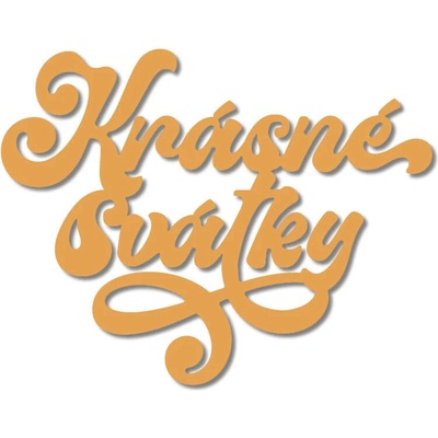 Papero amo ♥ Vyřezávací šablona Splněná přání Krásné svátky