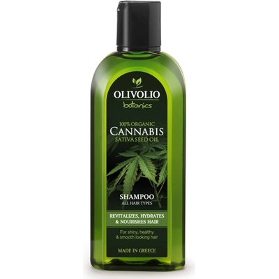 Olivolio Botanics Cannabis Oil CBD Shampoo All Hair Types 200 ml